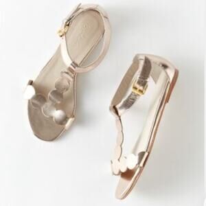 Boden Palma Rose Gold Leather Sandals size 39 size 9